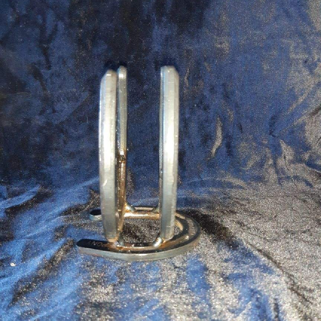 Horseshoe Napkin Holder accented with Horseshoe Nails